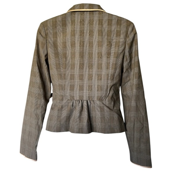 Rebecca Taylor Vintage 90s Y2K  2 Pc Pantsuit Herringbone Excellent Size 2 - Picture 4 of 13